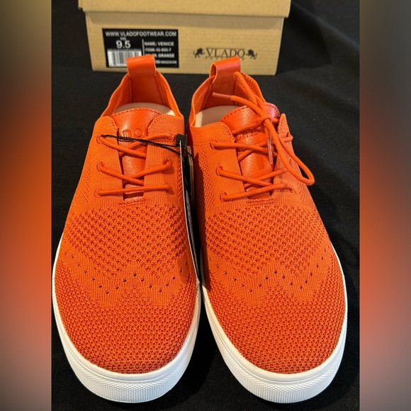 Vlado Footwear Men’s Venice sneakers size 9.5 color orange - Picture 2 of 7